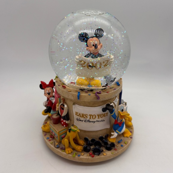 Disney WDW Mickey Mouse & Friends 2002 Ears to You Snow Globe Zip-A-Dee-Doo-Dah - Picture 1 of 16